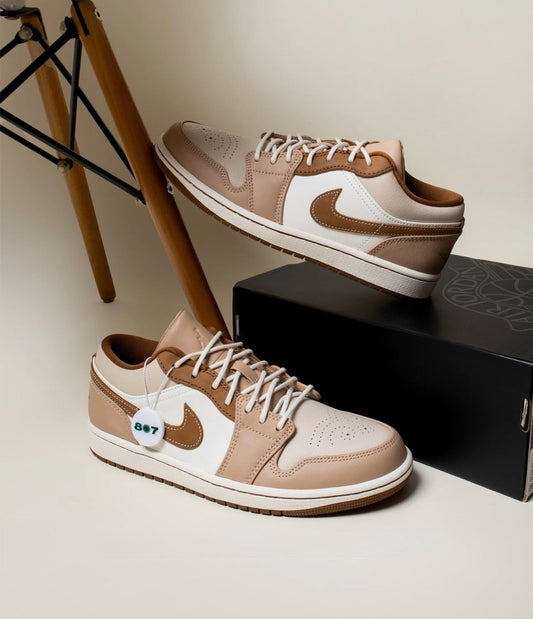 Air Jordan 1 Low Hemp Light British Tan