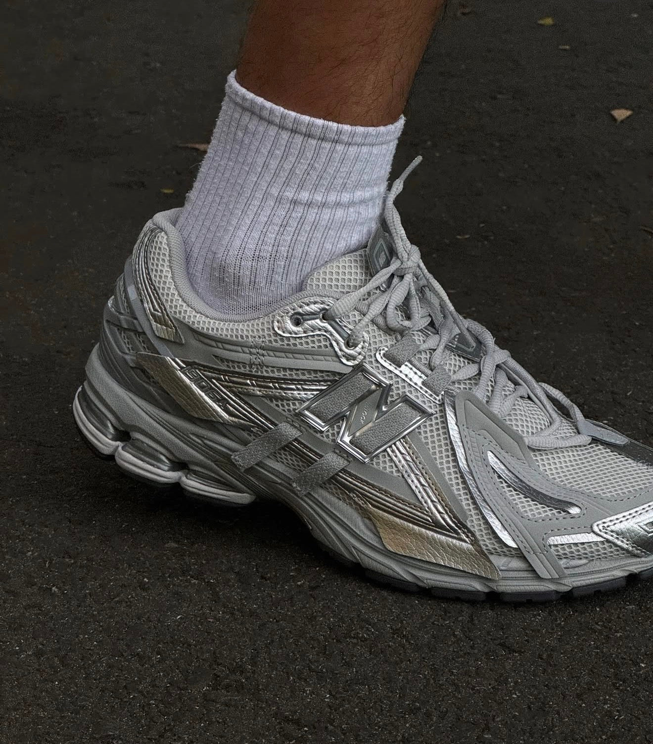 NB Balance 1906A Concrete Silver Metallic