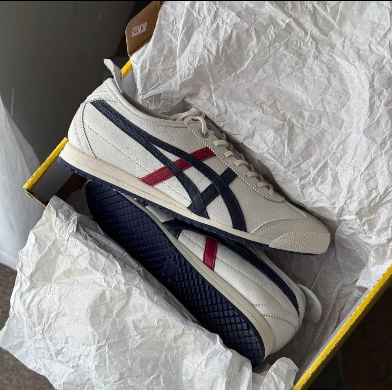 Mexico 66 SD Lace Up Cream Peacoat Navy Red