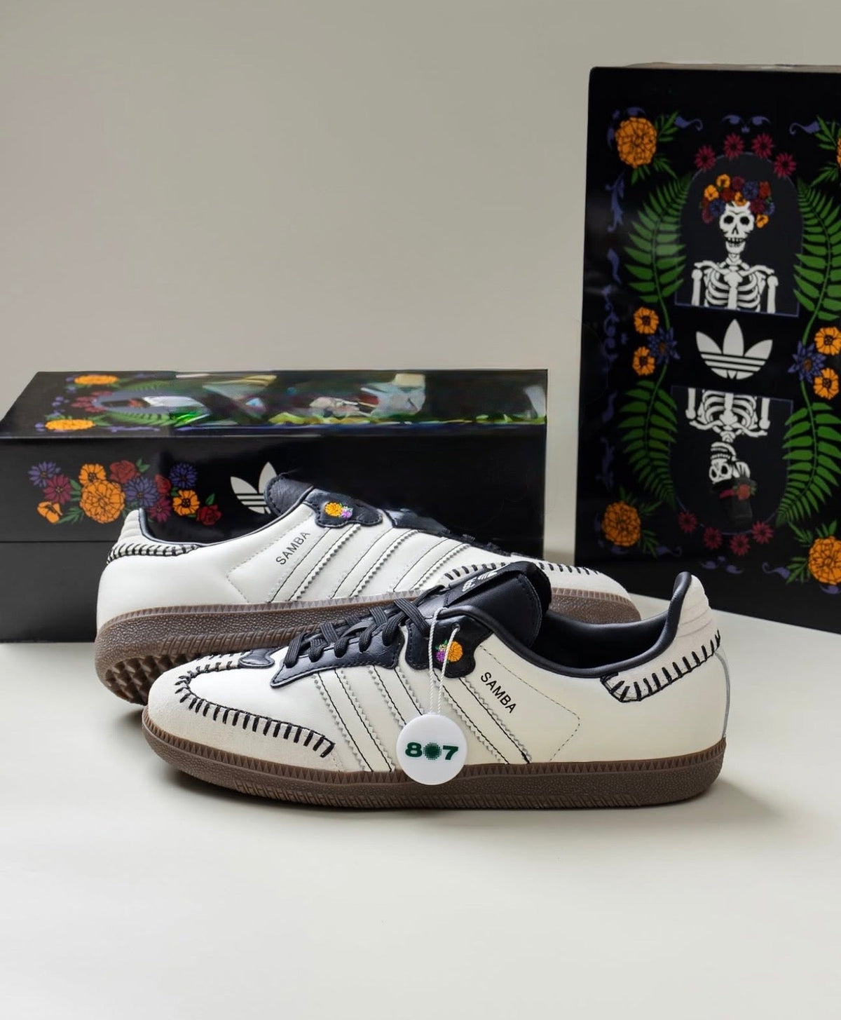 Samba OG Día de Muertos Pack Off White