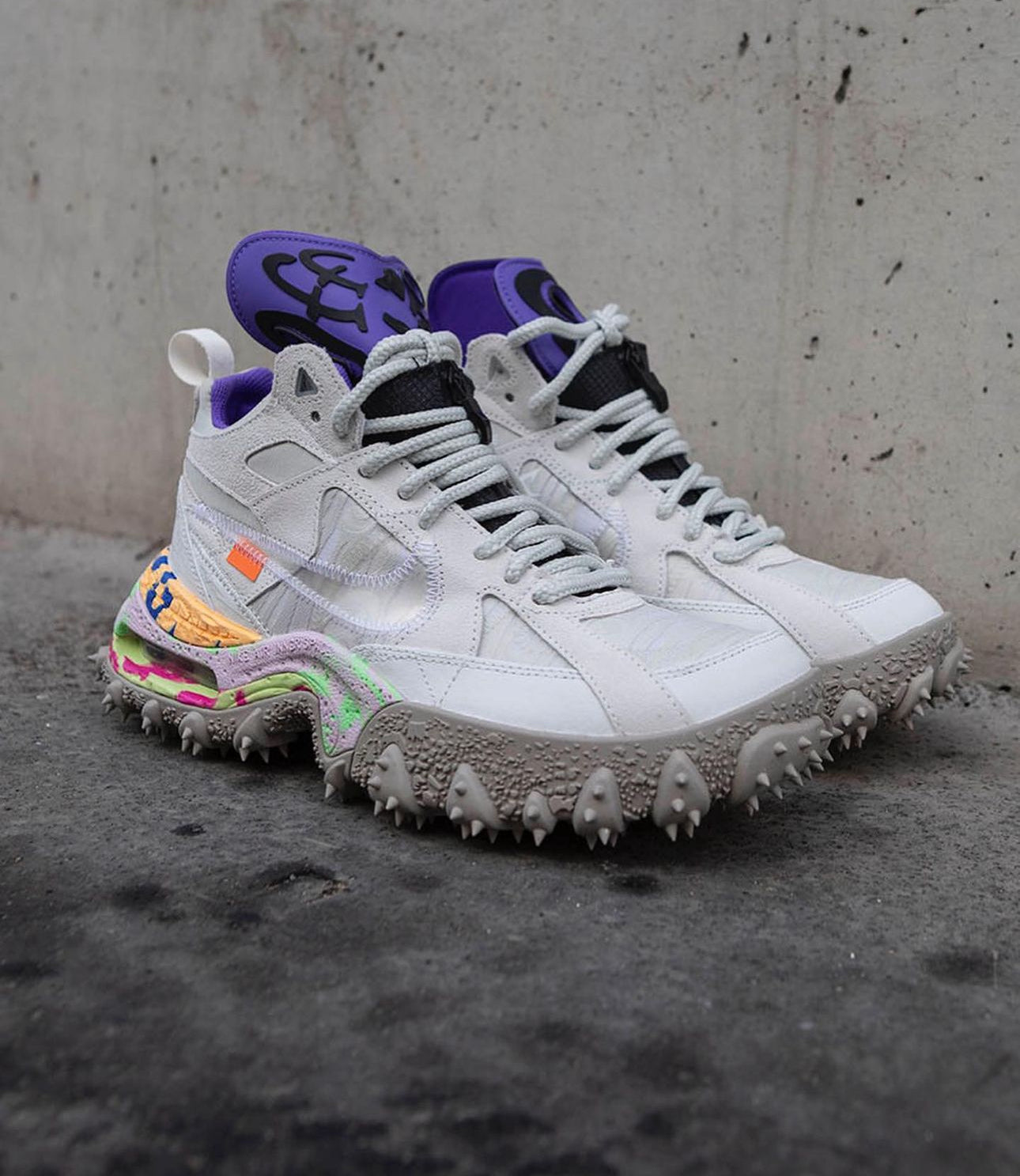 Off White x Air Terra Forma Summit White Psychic Purple