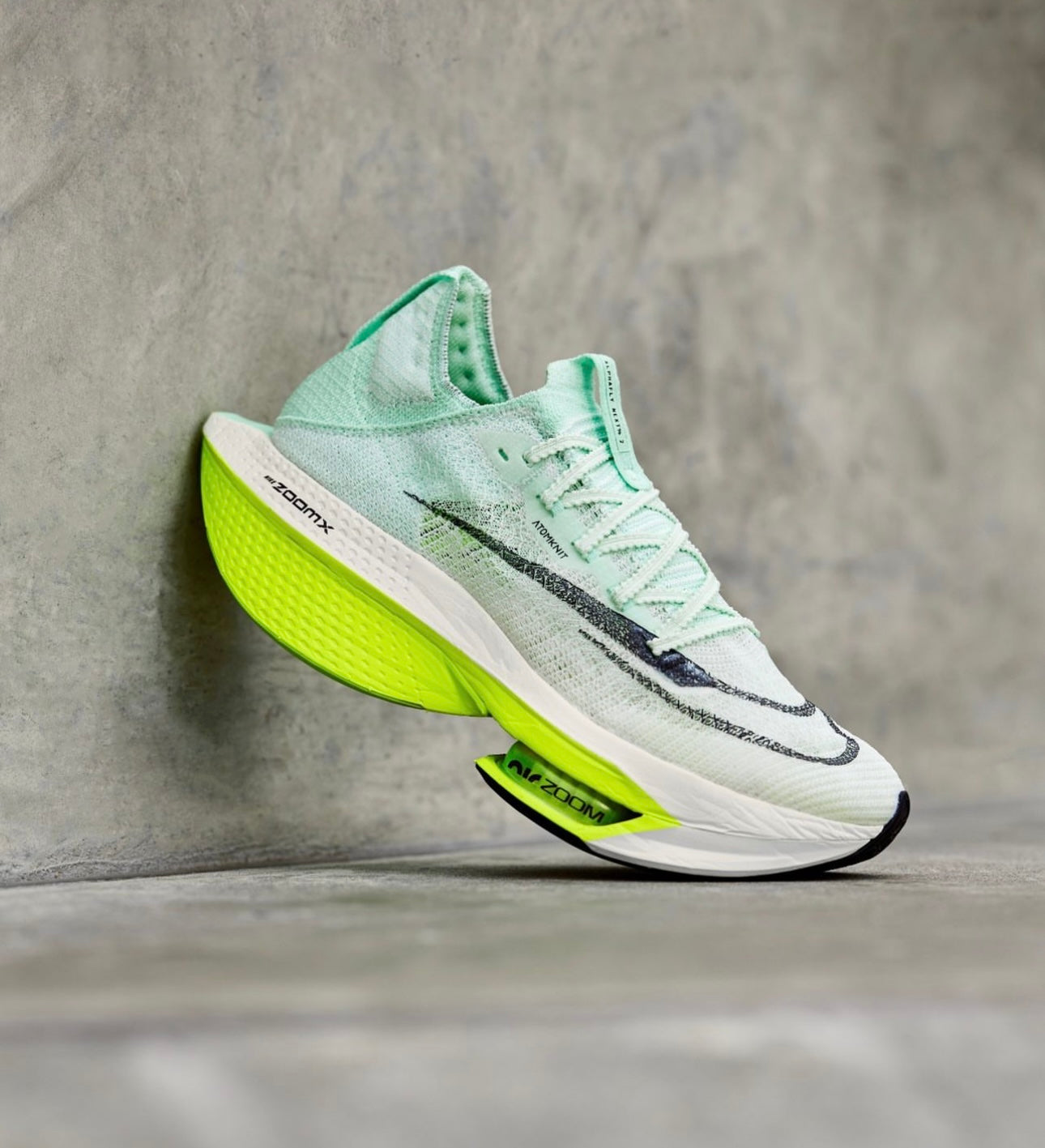 Air Zoom Alphafly Next % 2 White Neon