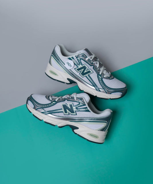 NB Balance 740v2 White Marsh Green