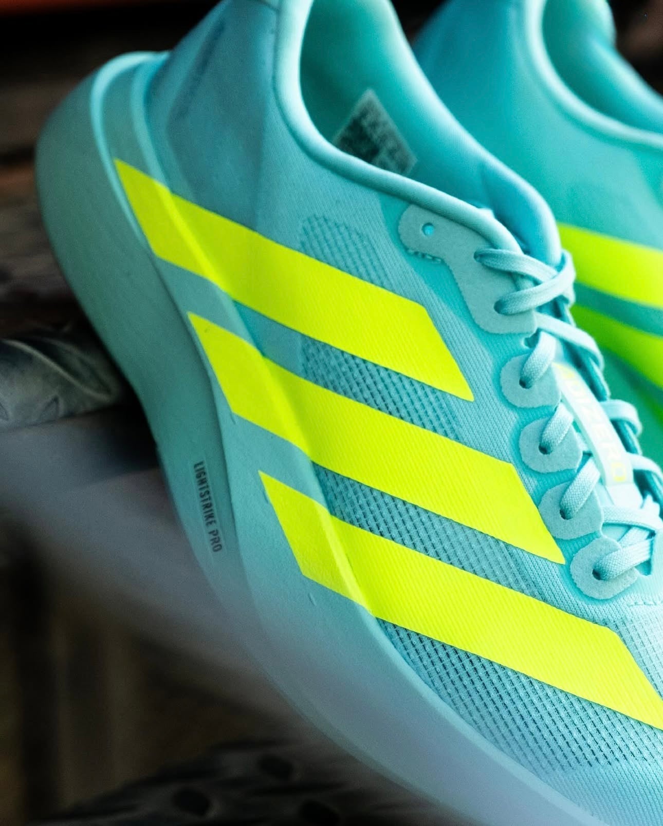 WMNs Adizero Evo SL Flash Aqua Lucid Lemon