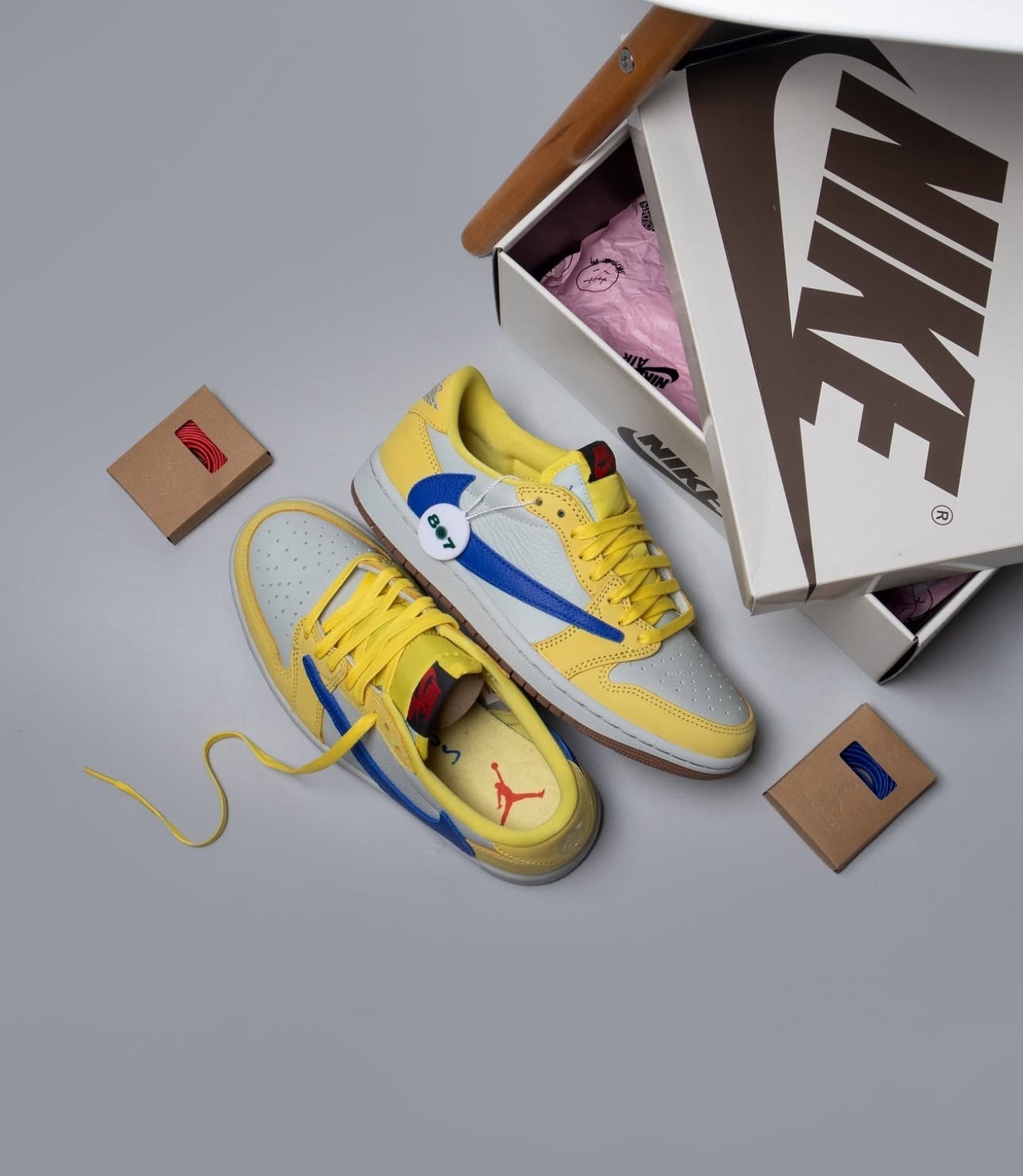 Air Jordan 1 Low Travis Scott Canary