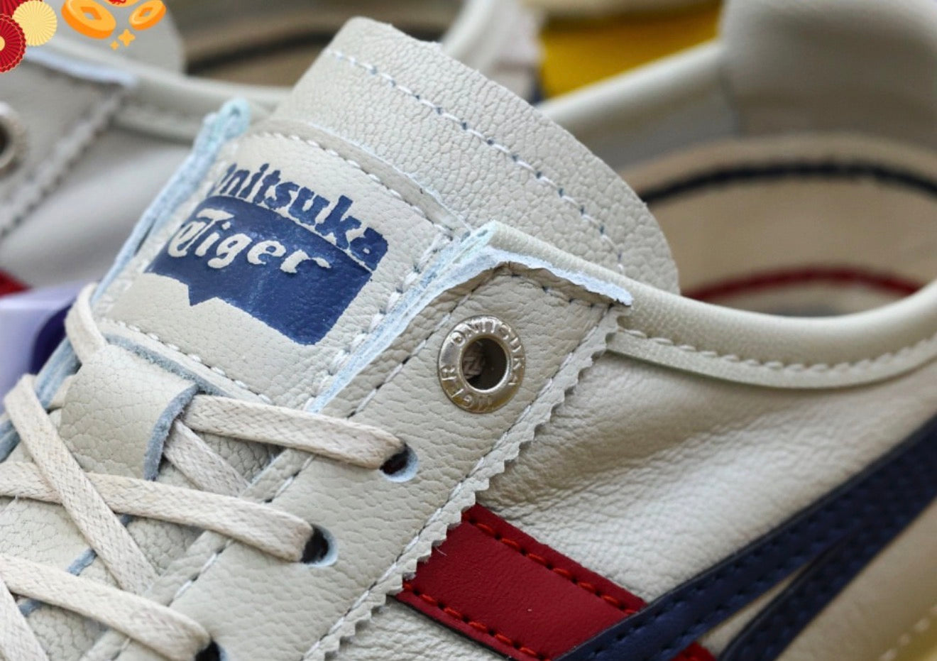 Mexico 66 SD Lace Up Cream Peacoat Navy Red