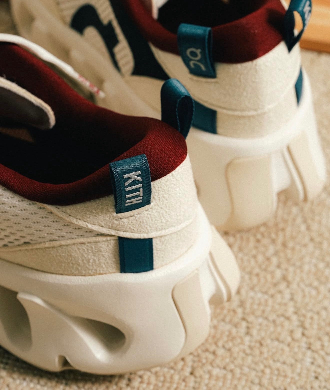 Kith x ON K-Tech 2 White Real Teal