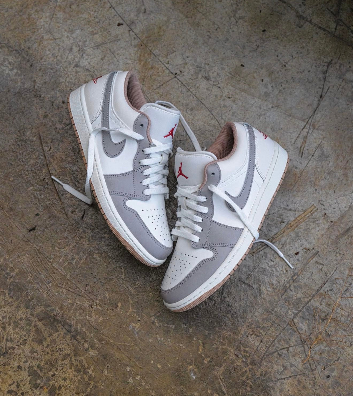 Air Jordan 1 Low Sail College Grey Rattan