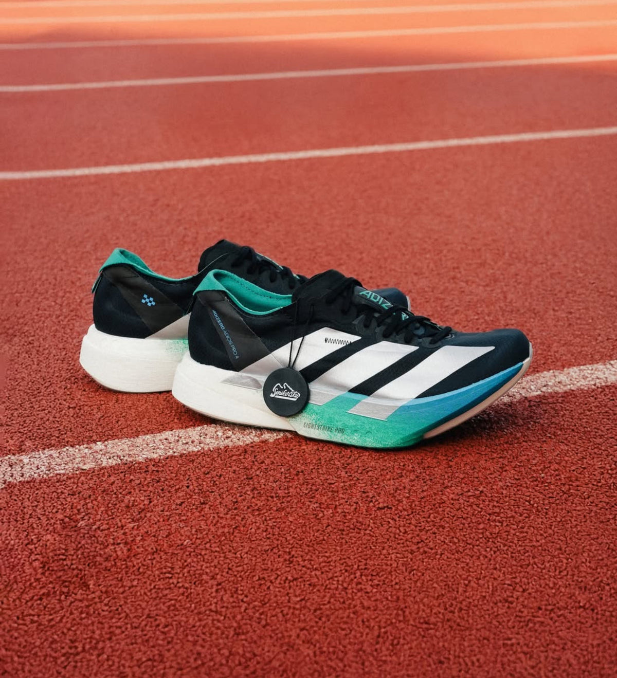 Adizero Adios Pro 4 Core Black Matte Silver Glory Green