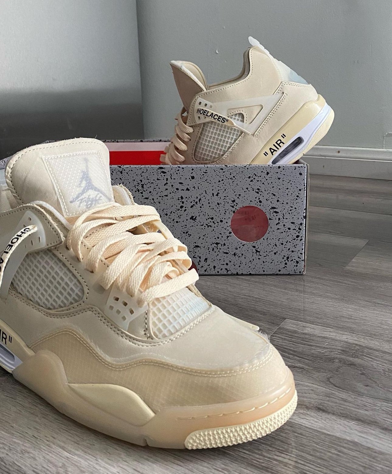 WMNS Air Jordan 4 Retro Off White “ Sail ”