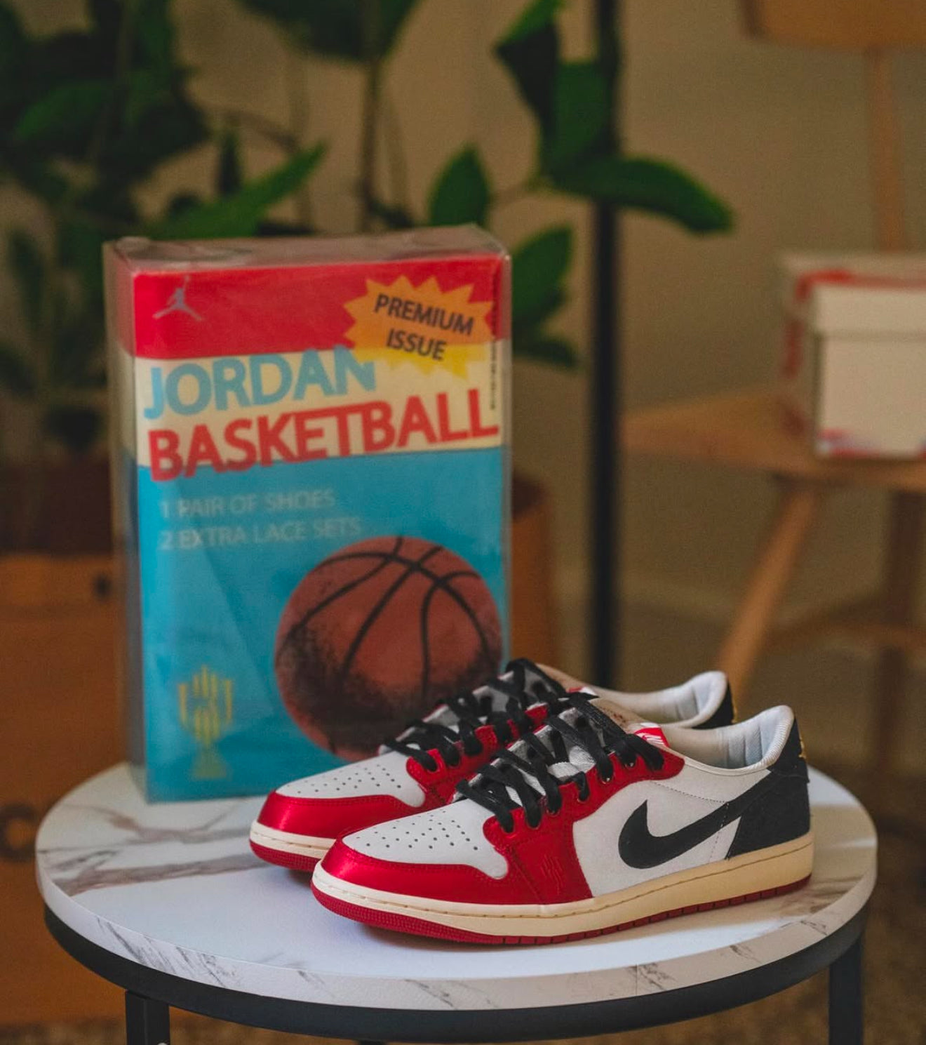 Air Jordan 1 Low x Trophy Room - Varsity Red (UA)