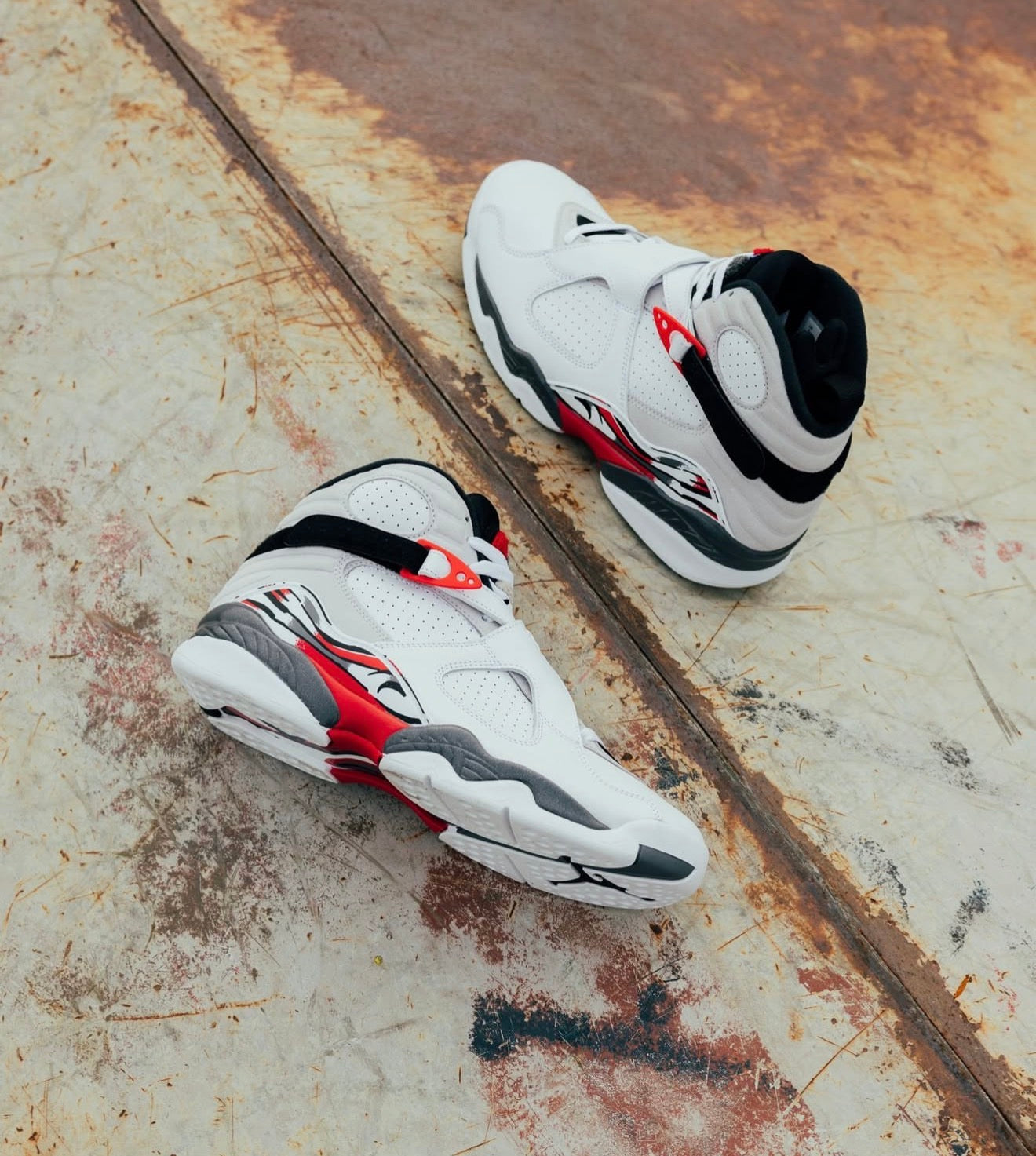 Air Jordan 8 Retro White True Red