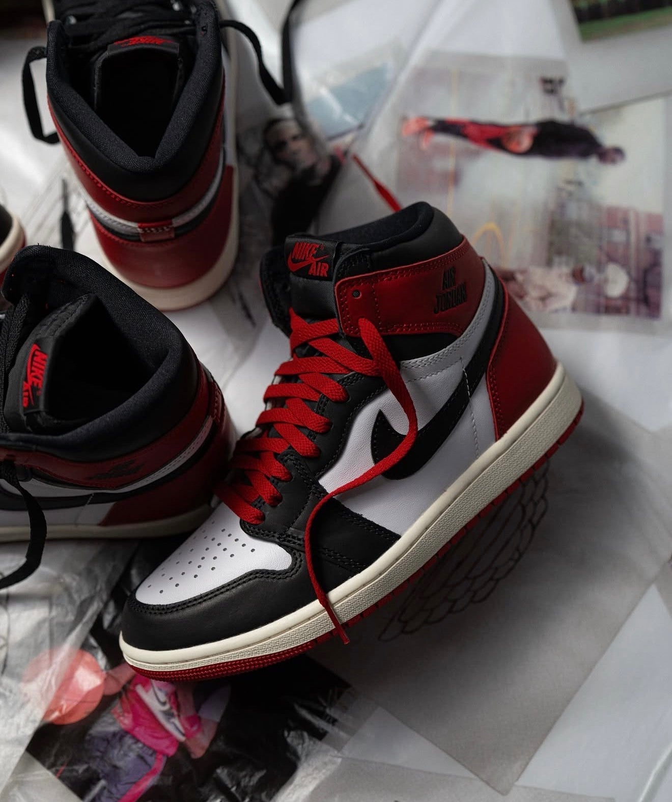 Air Jordan 1 High Retro Bred Toe Reimagined