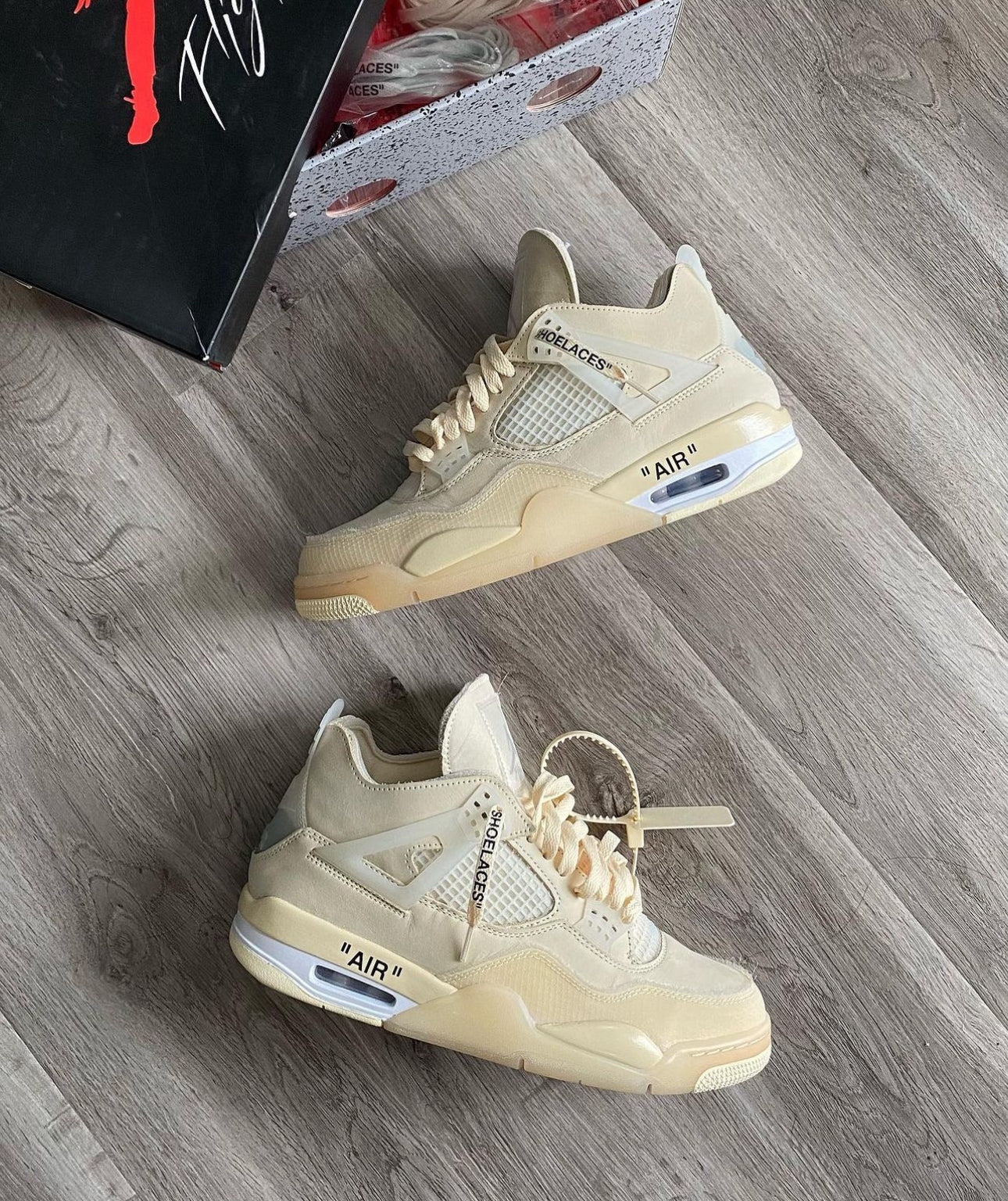 WMNS Air Jordan 4 Retro Off White “ Sail ”