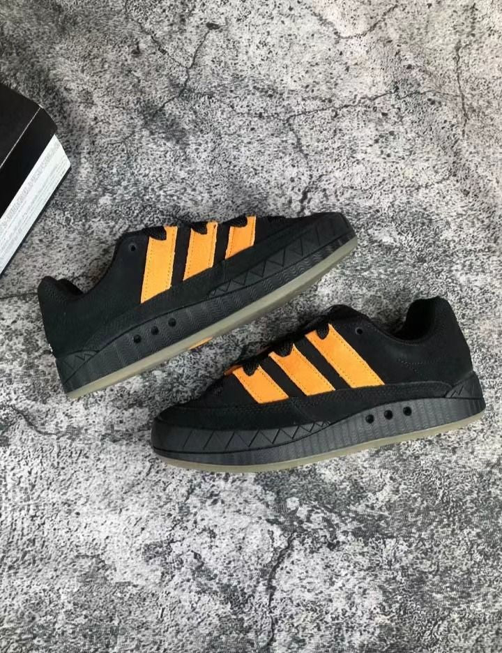 Jamal Smith x Adimatic Skate Sneakers “ Black Orange “