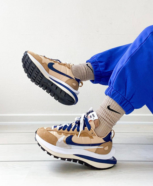 Air Sacai x Vaporwaffle Sesame Blue Void