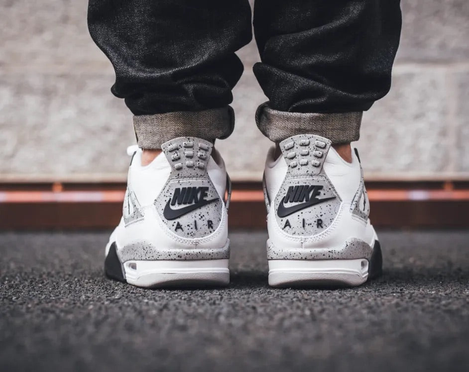 Air Jordan 4 White Cement