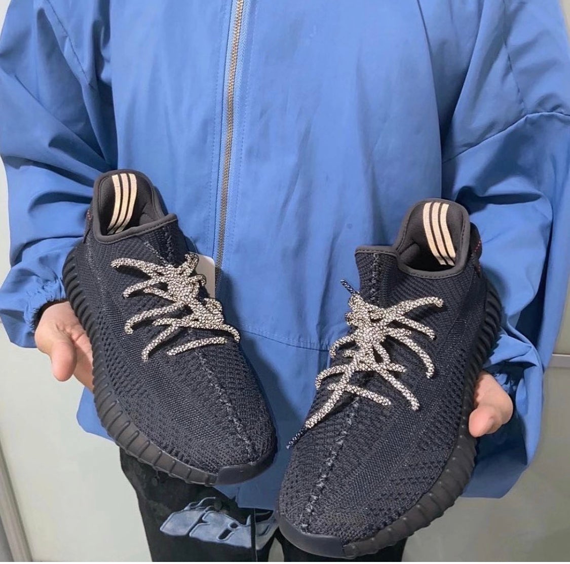 Yeezy Boost 350 V2 Static Black Lace Reflectives