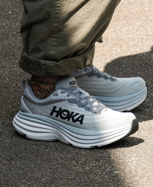 Hoka Bondi 8 Fossil Grey