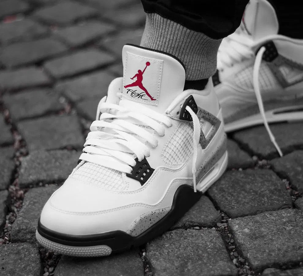 Air Jordan 4 White Cement