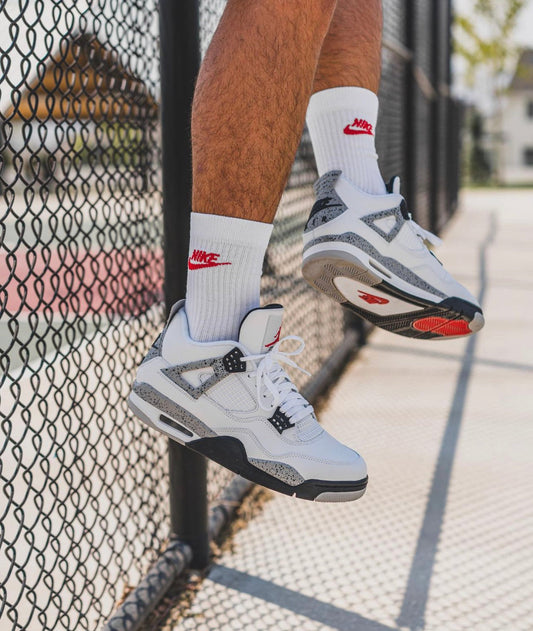 Air Jordan 4 White Cement